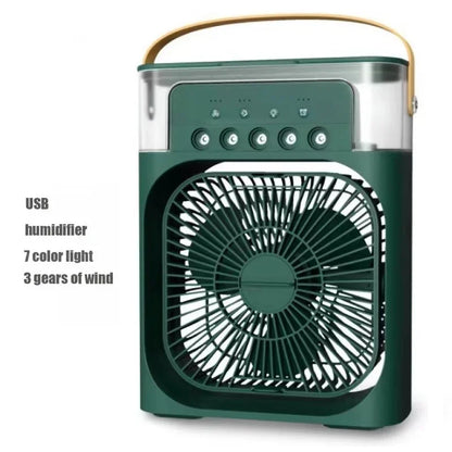 Portable 3 in 1 Mini Ac Air Cooler Fan for Home Products Conditioner Household Small Night LED Humidifier Lights Camping Room