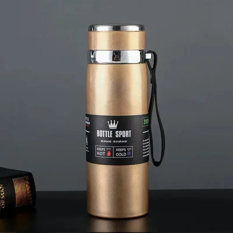 1L Thermal Water Bottle Keep Cold and Hot Water Bottle Thermos for Coffee Tea Water Vacuum Flasks Stainless Steel Thermos Bottle