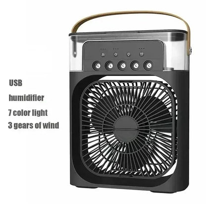 Portable 3 in 1 Mini Ac Air Cooler Fan for Home Products Conditioner Household Small Night LED Humidifier Lights Camping Room